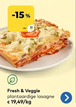 Bio Planet Fresh & Veggie plantaardige lasagne aanbieding