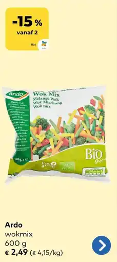 Bio Planet Ardo wokmix aanbieding