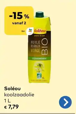 Bio Planet Soléou koolzaadolie aanbieding