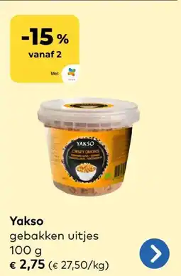 Yakso gebakken uitjes