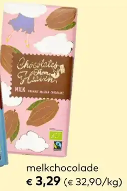 Bio Planet Chocolates from Heaven melkchocolade aanbieding