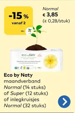 Bio Planet Eco by Naty Normal aanbieding