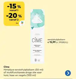 Bio Planet Cîme eerstehulpbalsem aanbieding