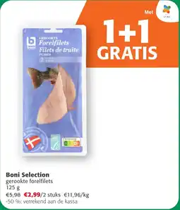 Comarkt Boni Selection gerookte forelfilets aanbieding