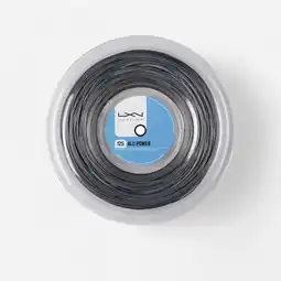 Decathlon Tennissnaar Alu Power 1,25 mm rol van 200 meter grijs aanbieding