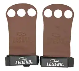 Decathlon Crossfit & Fitness Handschoenen Heren/Dames Bruin Leer aanbieding