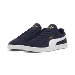 Decathlon PUMA Club II Suede unisex sneakers PUMA Navy White Gold Blue aanbieding