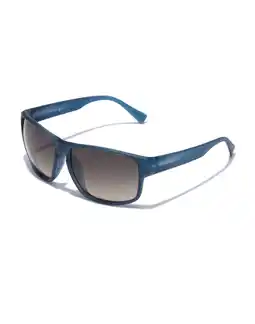 Decathlon HAWKERS - Zonnebril voor Mannen en Vrouwen FASTER RAW - NAVY SMOKY BLACK aanbieding