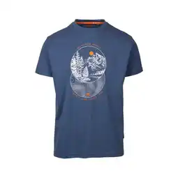 Decathlon Heren Flagel Casual Tshirt (Indigoblauw gemêleerd) aanbieding