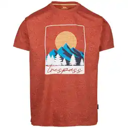 Decathlon Heren Idukki TShirt (Gebrande sinaasappel) aanbieding