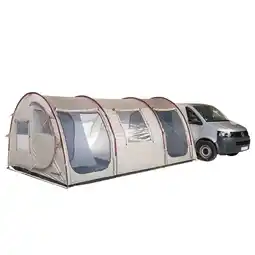 Decathlon Busluifel Esbjerg Travel 4 Protect - 4 pers,2 slaapcabines - Ingenaaid grondzeil aanbieding