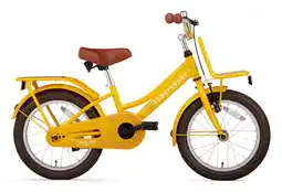 Decathlon SuperSuper Cooper Bamboo Kinderfiets - 20 inch - Geel aanbieding