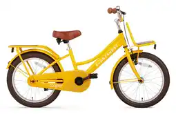 Decathlon SuperSuper Cooper Bamboo Kinderfiets - 20 inch - Geel aanbieding