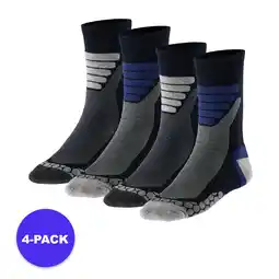Decathlon Xtreme - Wandelsokken Unisex - Multi Blauw - 4-Paar - Wandelsokken heren & dames aanbieding