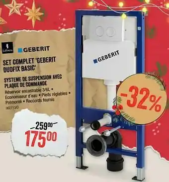 HandyHome Set complet geberit duofix basic aanbieding