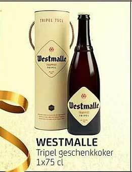 BelBev Westmalle Tripel Geschenkkoker aanbieding