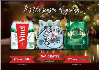 BelBev Vittel, S Pellegrino, Perrier aanbieding