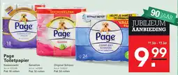Sligro Page Toiletpapier aanbieding