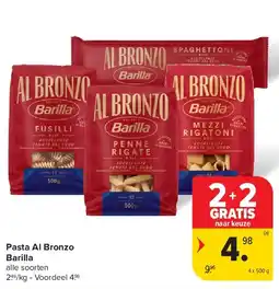 Carrefour Pasta Al Bronzo Barilla aanbieding