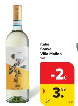 Carrefour Italië Soave Villa Molino aanbieding