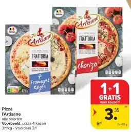 Carrefour Pizza l’Artisane aanbieding