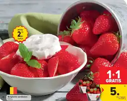 Carrefour Belgische aardbeien aanbieding