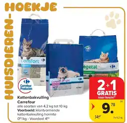 Carrefour Kattenbakvulling Carrefour aanbieding