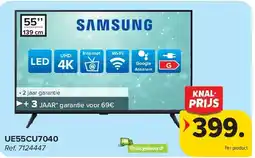 Carrefour SAMSUNG UE55CU7040 4K TV aanbieding