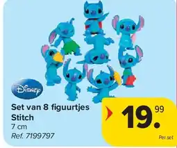 Carrefour Set van 8 fi guurtjes Stitch aanbieding
