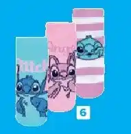 Carrefour Set van 3 paar sokken Stitch voor kinderen aanbieding
