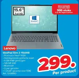 Carrefour IdeaPad Slim 3 15IAN8 aanbieding