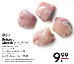 Sligro Scharrel Chefskip dijfilet aanbieding