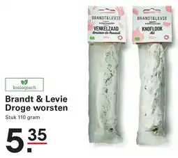 Sligro Brandt & Levie Droge worsten aanbieding