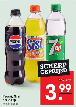 Sligro Pepsi, Sisi en 7 Up aanbieding