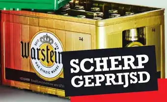 Sligro Warsteiner Pilsener aanbieding