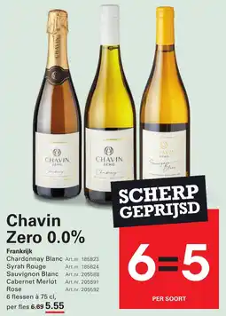 Sligro Chavin Zero 0.0% aanbieding
