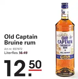 Sligro Old Captain Bruine rum aanbieding