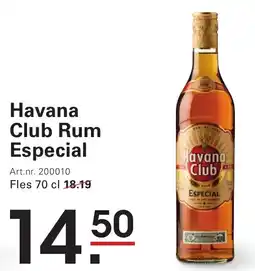 Sligro Havana Club Rum Especial aanbieding