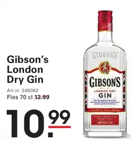 Sligro Gibson's London Dry Gin aanbieding