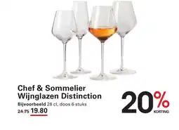 Sligro Chef & Sommelier Wijnglazen Distinction aanbieding