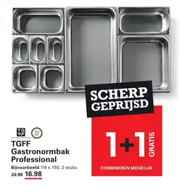 Sligro TGFF Gastronormbak Professional aanbieding