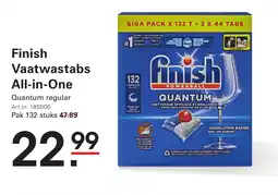 Sligro Finish Vaatwastabs All-in-One aanbieding