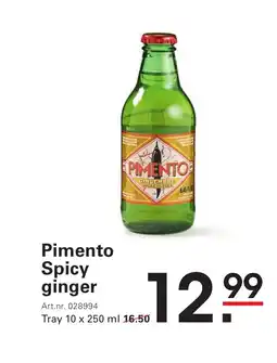 Sligro Pimento Spicy ginger aanbieding
