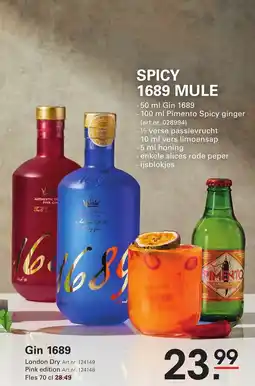 Sligro Gin 1689 aanbieding