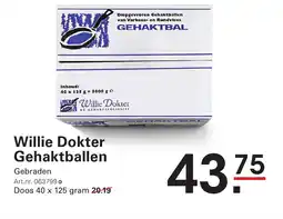 Willie dokter gehaktballen