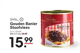 Sligro Gouden banier stoofvlees aanbieding