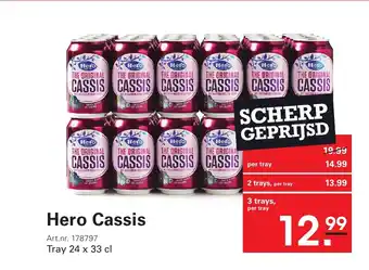 Sligro Hero cassis aanbieding