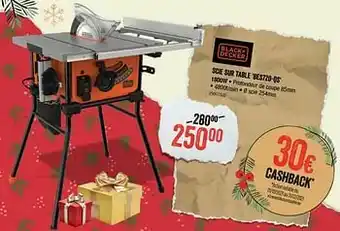 HandyHome Black + decker scie sur table bes720-qs aanbieding