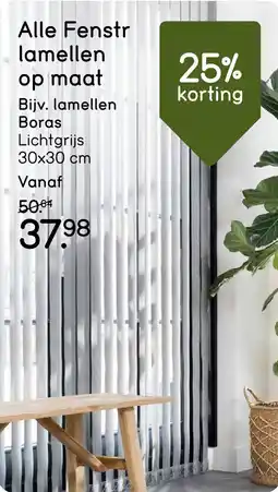 Leen Bakker Alle Fenstr lamellen op maat aanbieding