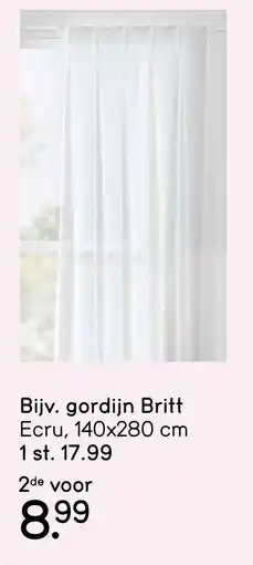 Leen Bakker Gordijn britt aanbieding